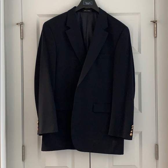 Chaps Navy Blazer 42L - Picture 1 of 3